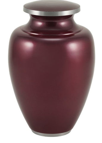 EXTRA LARGE Adult  Cremation Urn, 300 cubic inches, "Camden Garnet"