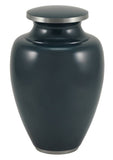 EXTRA LARGE Cremation Urn, 300 Cubic Inches,  Camden Navy Blue