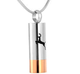 Cremation Jewelry | Stainless Steel Deer Shotgun Shell Cremation Pendant | Vision Medical