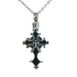 Stainless Steel Fancy Cross Cremation Pendant