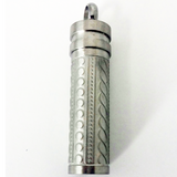 Stainless Steel Fancy Cylinder, Cremation Pendant