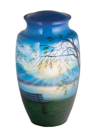 Lakeside Memories Hand Painted Cremation Urn | Vision Medical