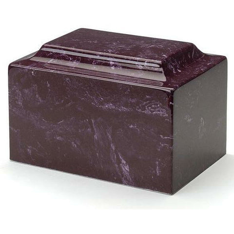 Merlot Cultured Marble Cremation Urn | Cultured Marble Urn | Vision Medical