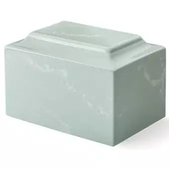 Seafoam Cultured Marble Cremation Urn | Cultured Marble Urn | Vision Medical