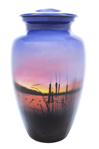 Sunrise on the Water Cremation Urn | Vision Medical