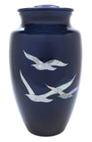 Mother of Pearl Going Home Doves Cremation Urn