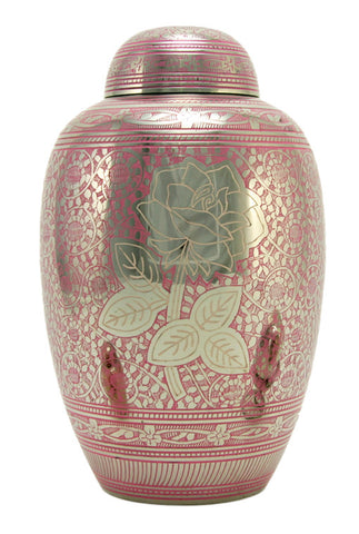 Pink Rose Cremation Urn | Vision Medical