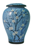 Plum Blossom, Ceramic Cremation Urn